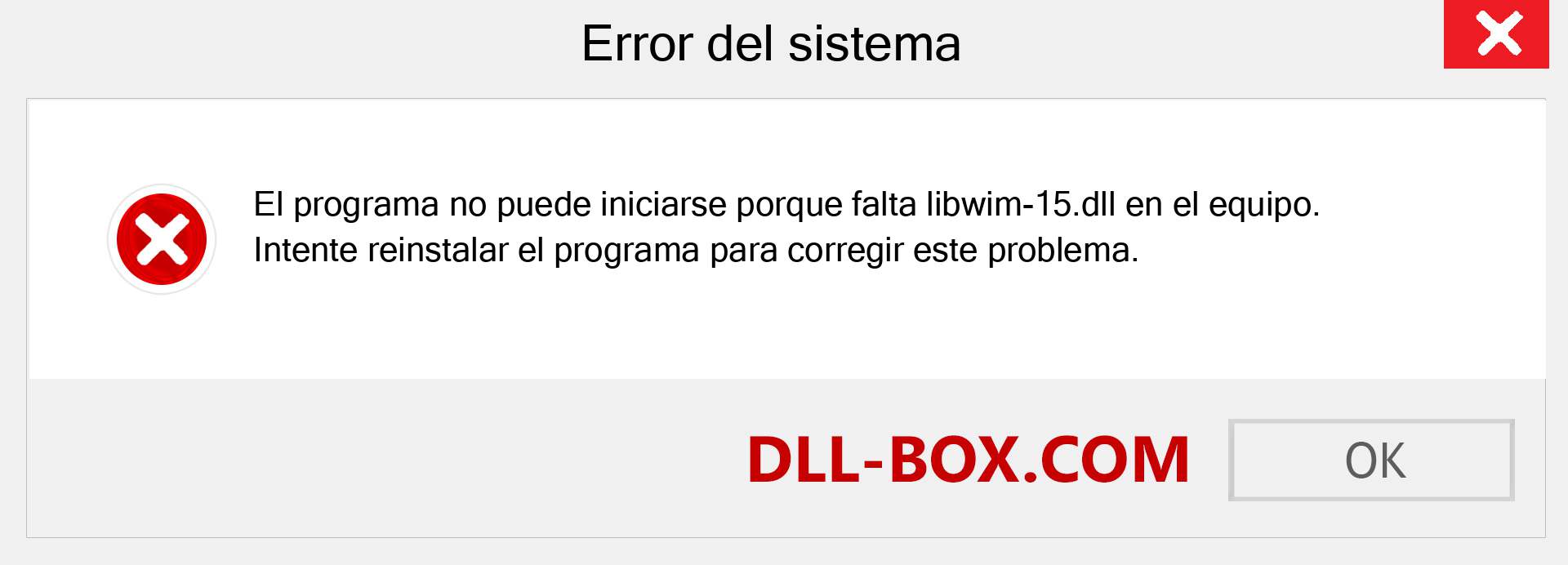 ¿Falta el archivo libwim-15.dll ?. Descargar para Windows 7, 8, 10 - Corregir libwim-15 dll Missing Error en Windows, fotos, imágenes